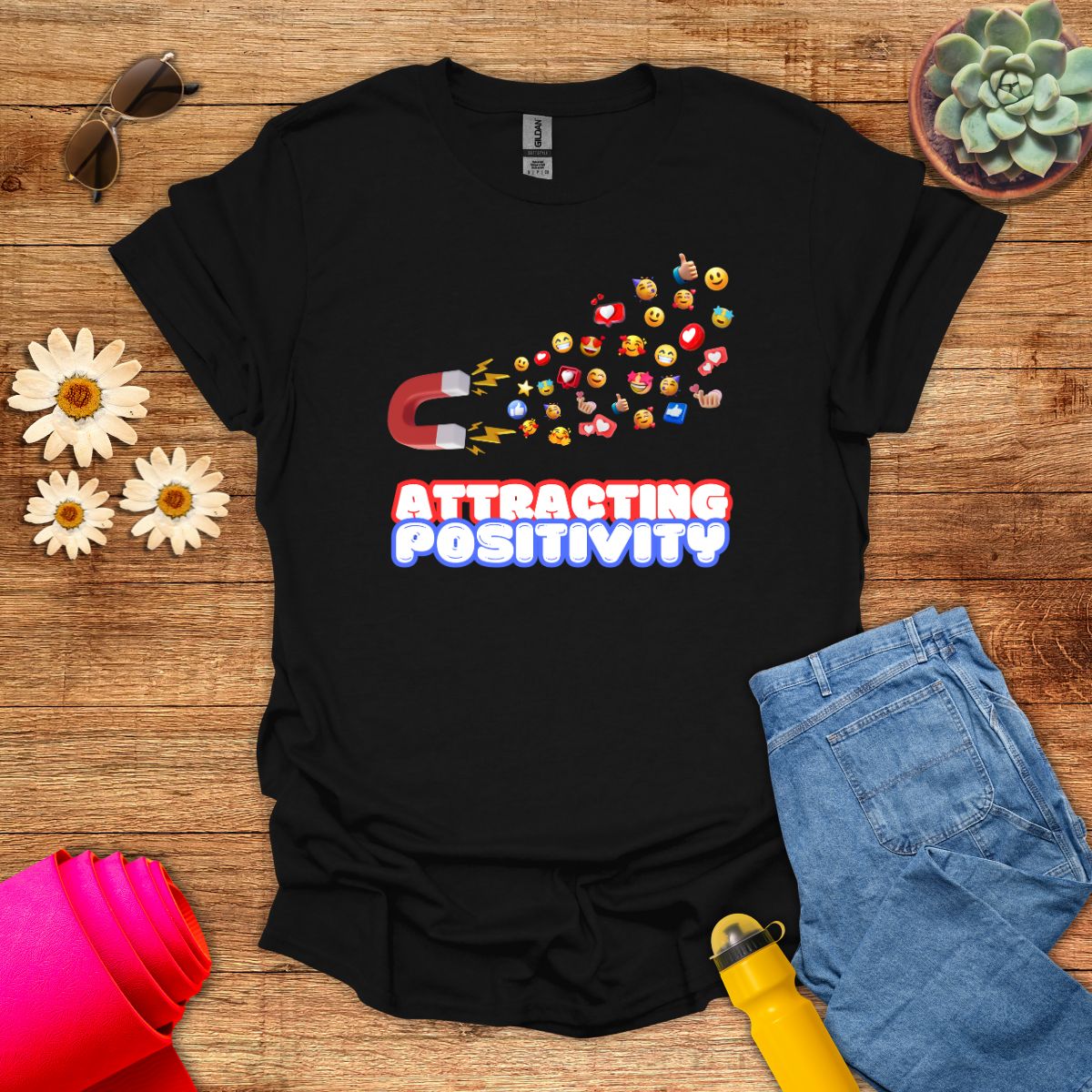 Attracting Positivity Good Vibes T-Shirt