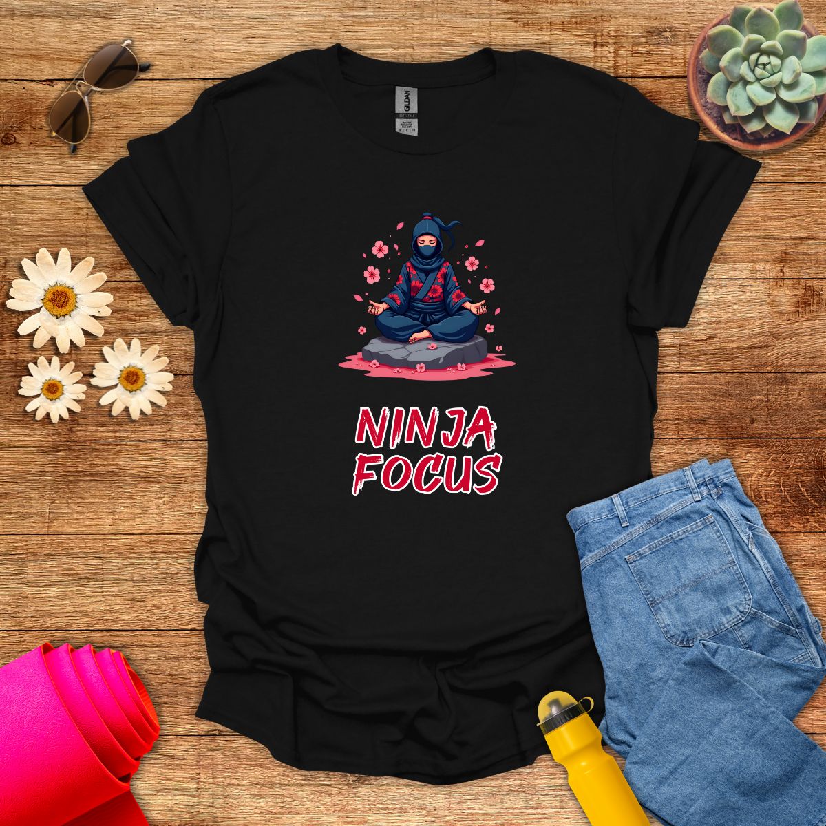 Ninja Focus Meditation T-Shirt