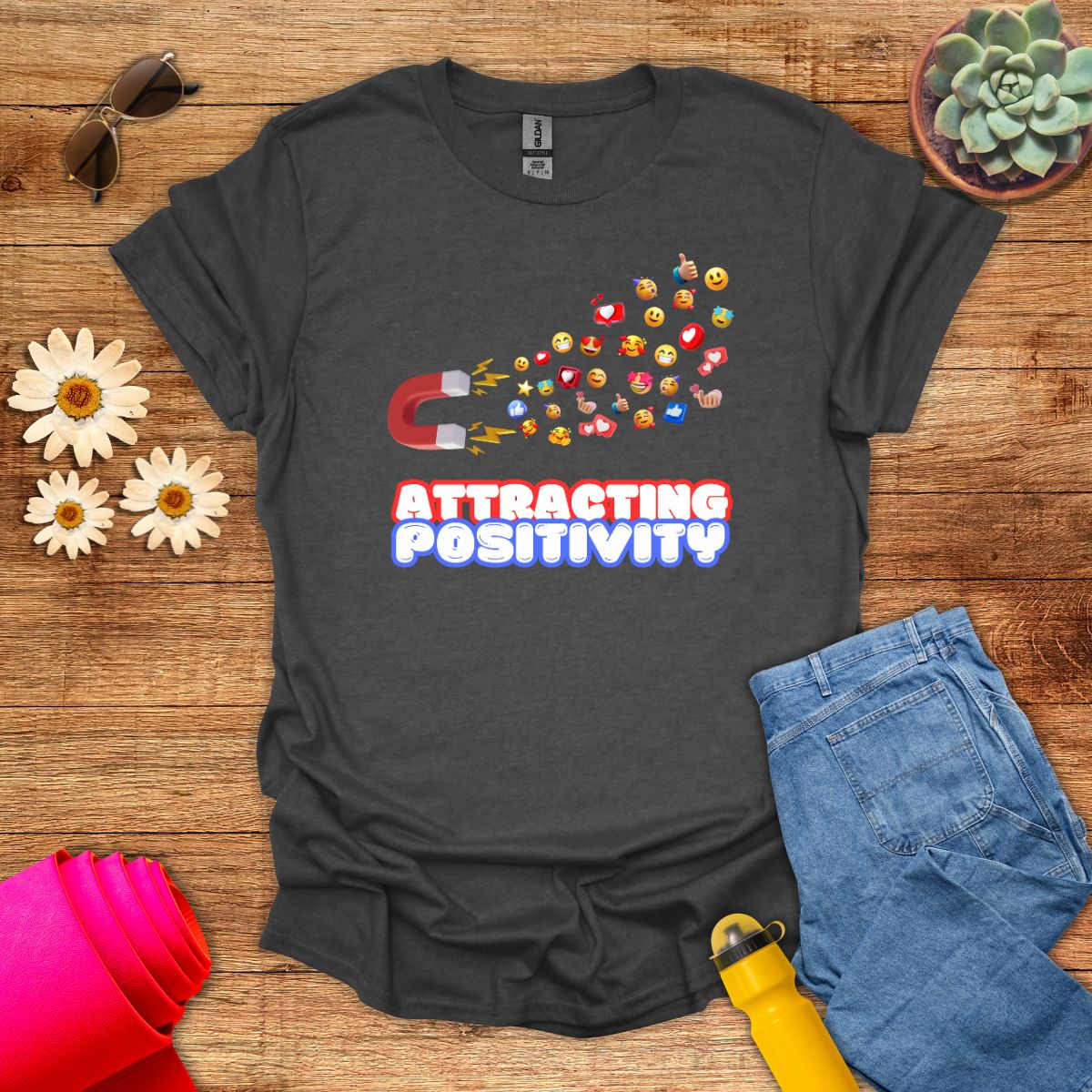 Attracting Positivity Good Vibes T-Shirt