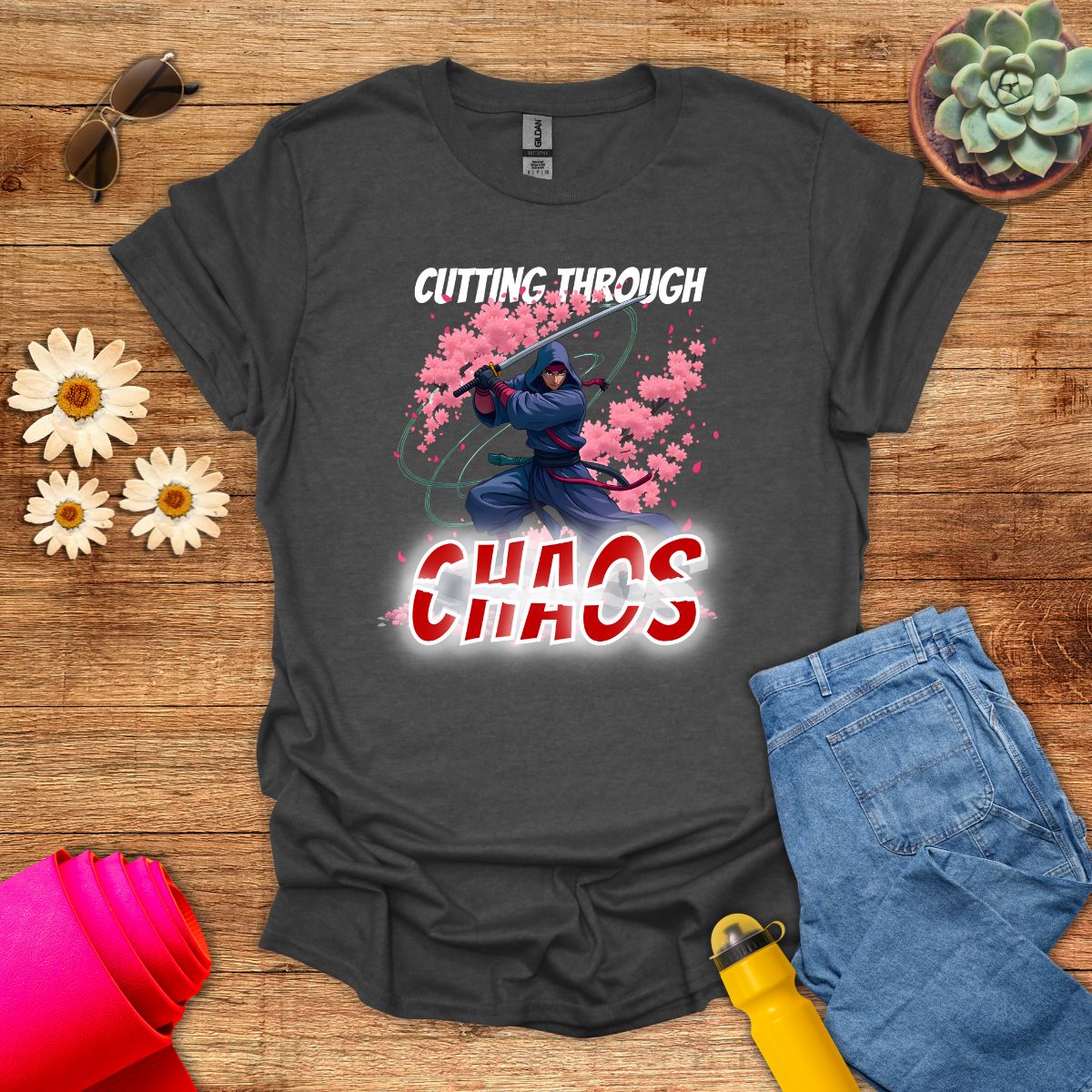 Cutting Through Chaos Inspirational T-Shirt