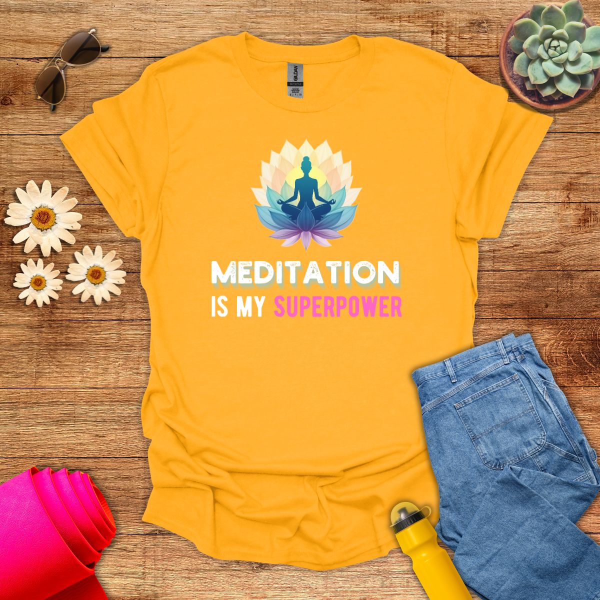 Meditation Is My Superpower T-Shirt