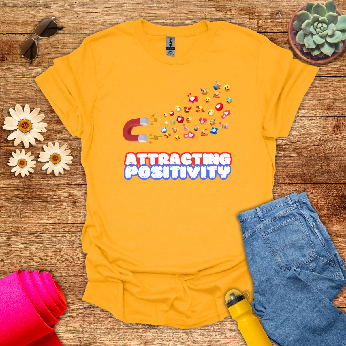 Attracting Positivity Good Vibes T-Shirt