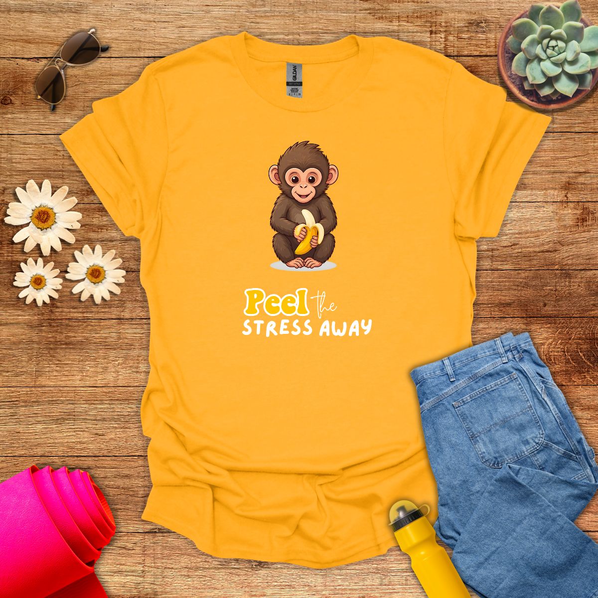 Peel the Stress Away Meditation T-Shirt