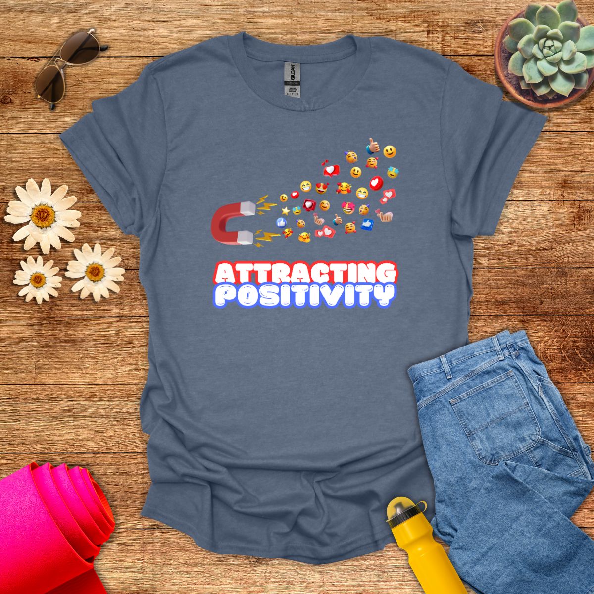 Attracting Positivity Good Vibes T-Shirt