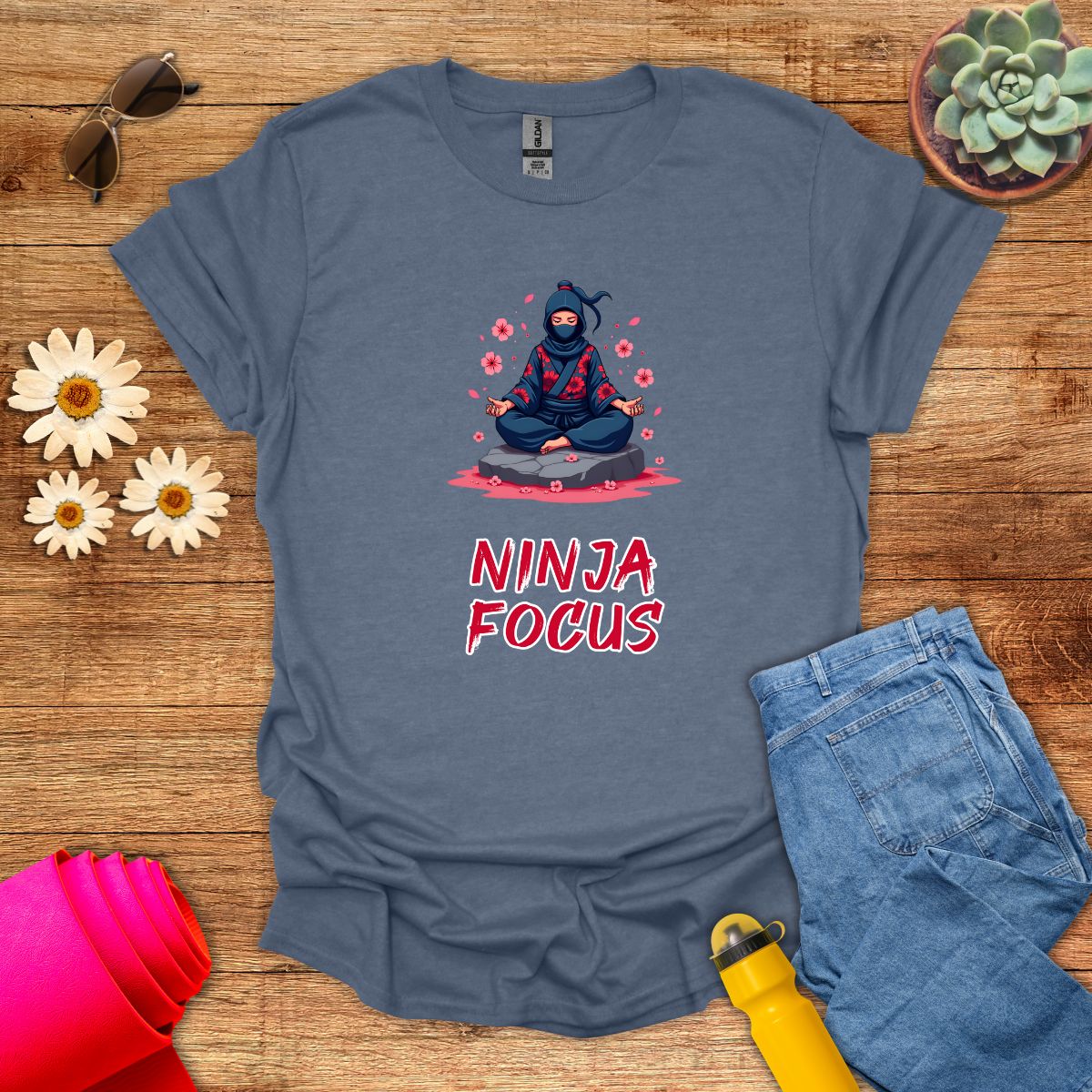 Ninja Focus Meditation T-Shirt