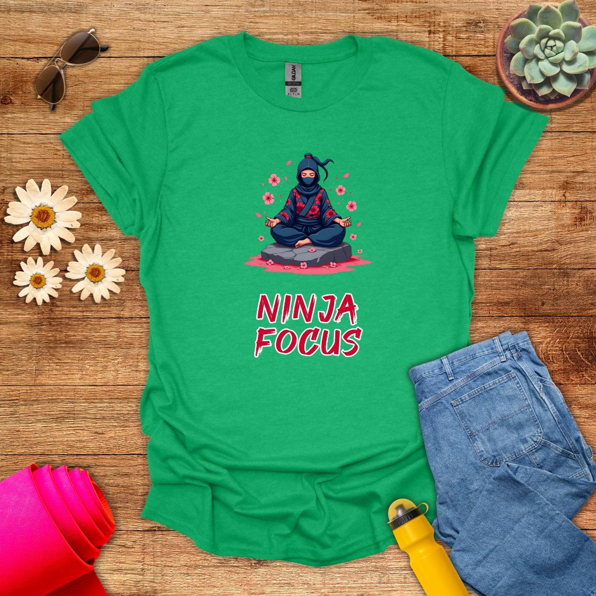 Ninja Focus Meditation T-Shirt