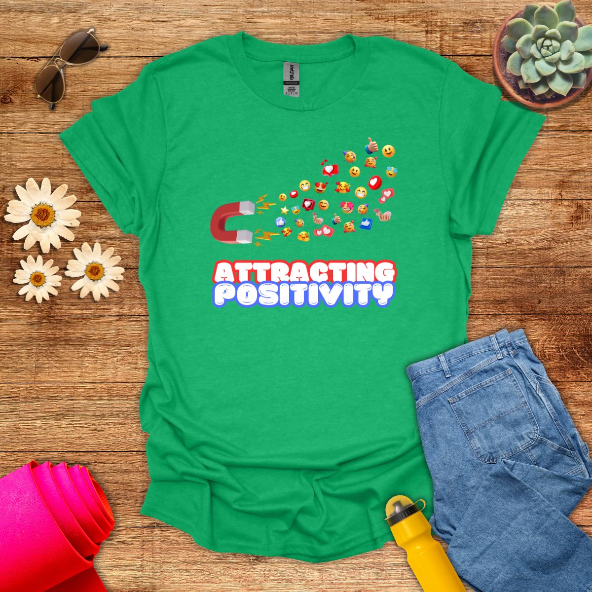 Attracting Positivity Good Vibes T-Shirt