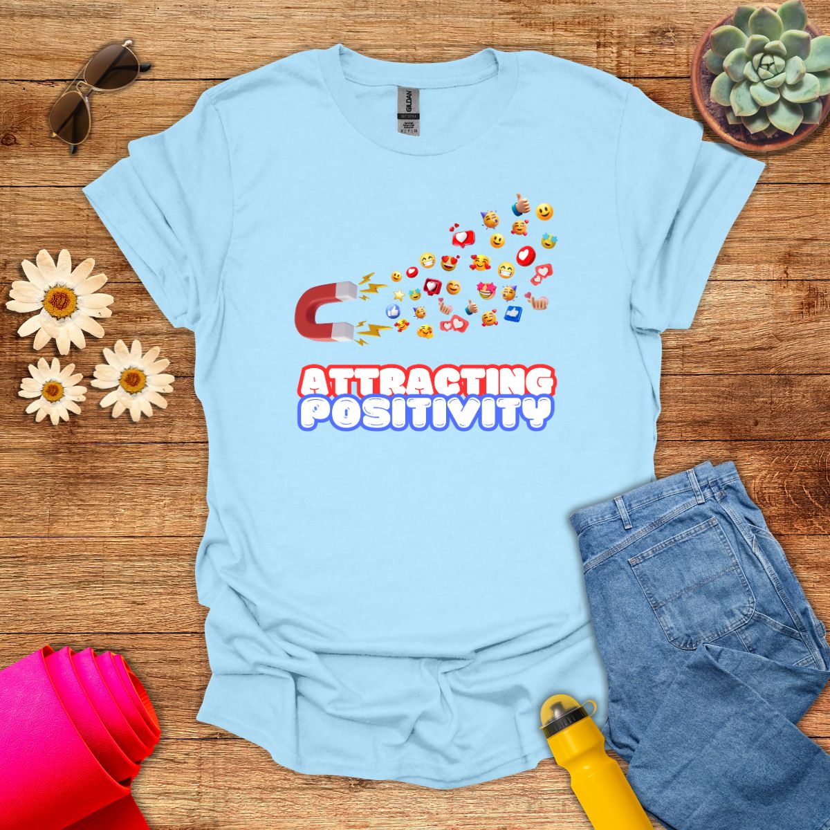 Attracting Positivity Good Vibes T-Shirt