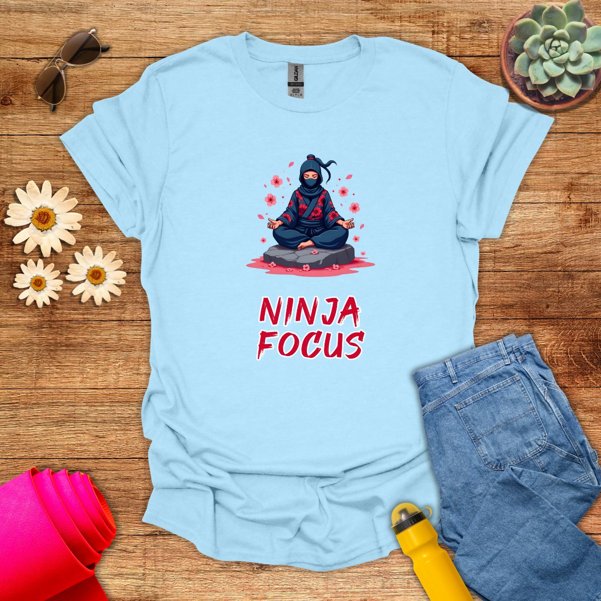 Ninja Focus Meditation T-Shirt