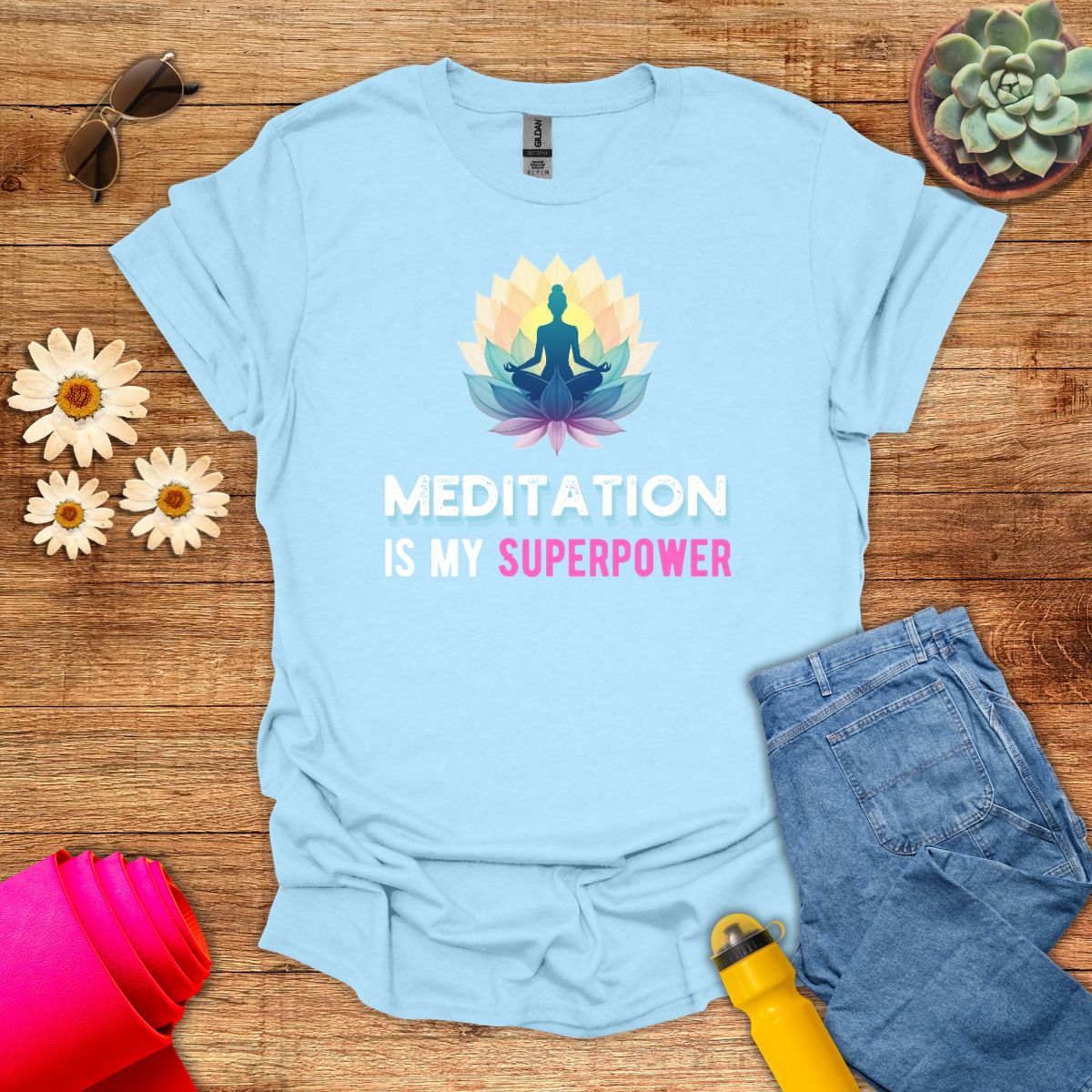 Meditation Is My Superpower T-Shirt