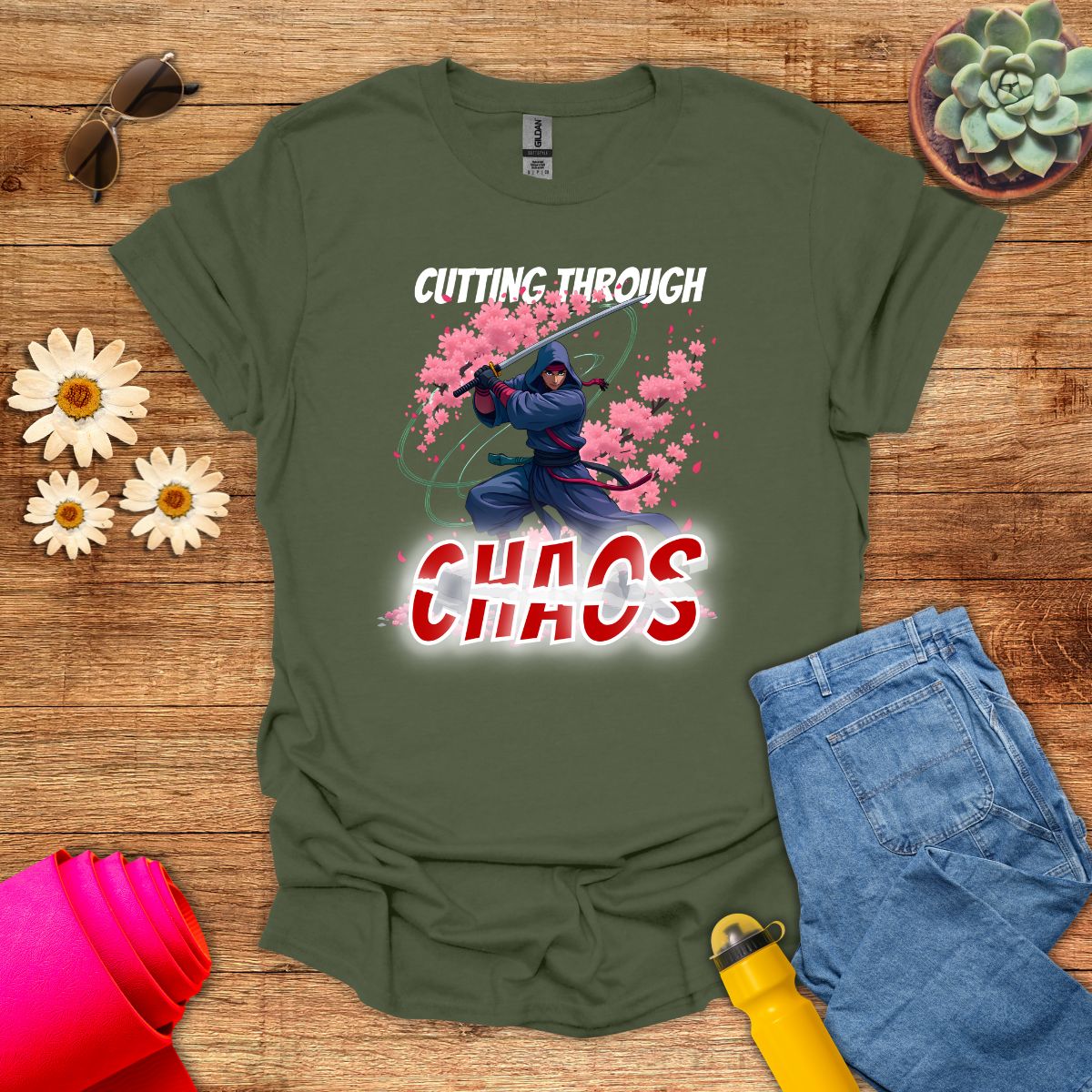 Cutting Through Chaos Inspirational T-Shirt