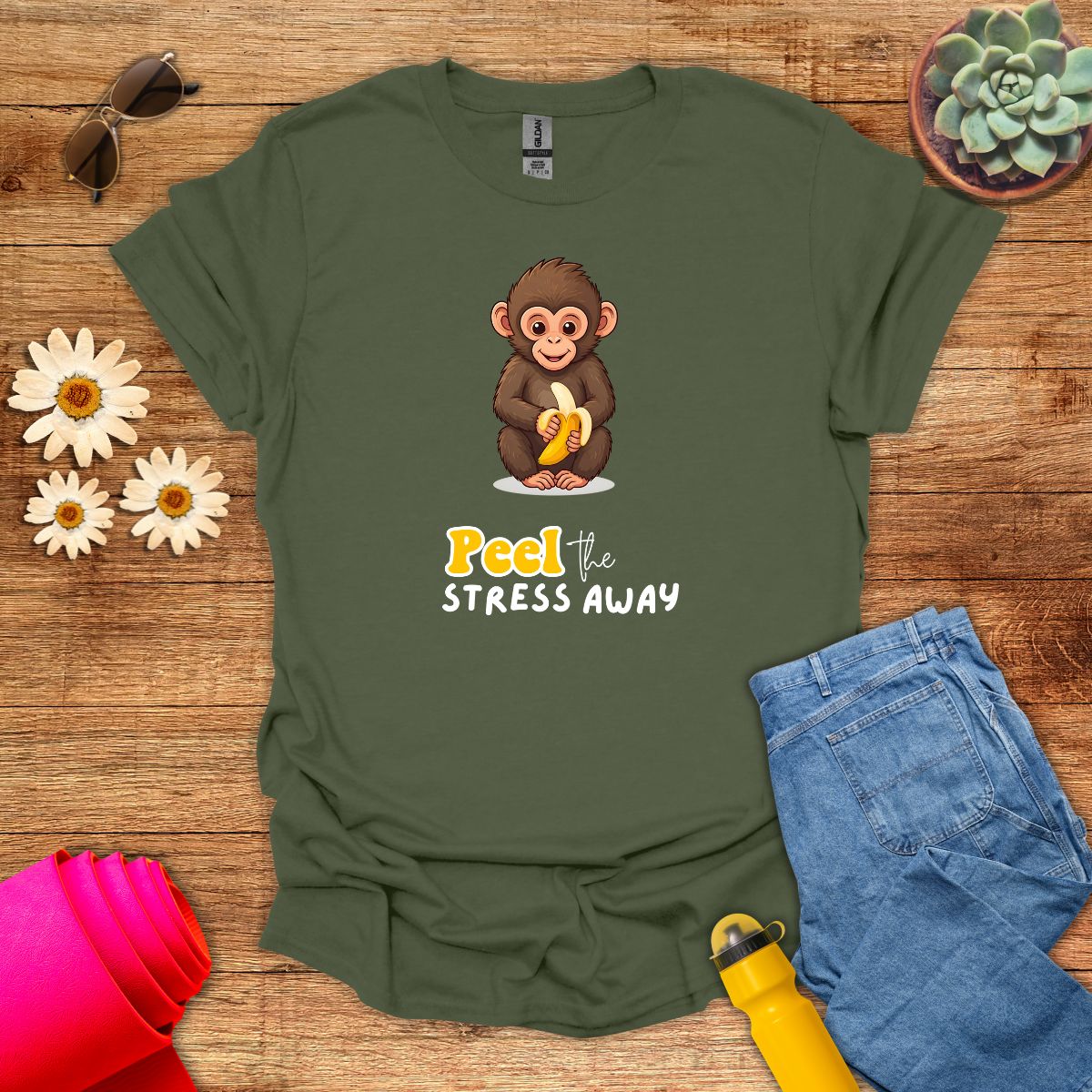 Peel the Stress Away Meditation T-Shirt