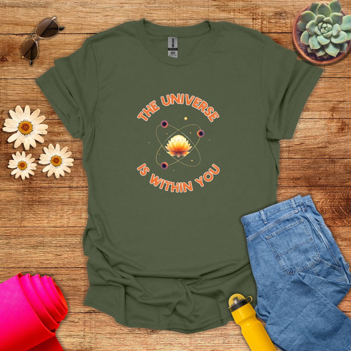 The Universe Is Within You Inspirational T-Shirt