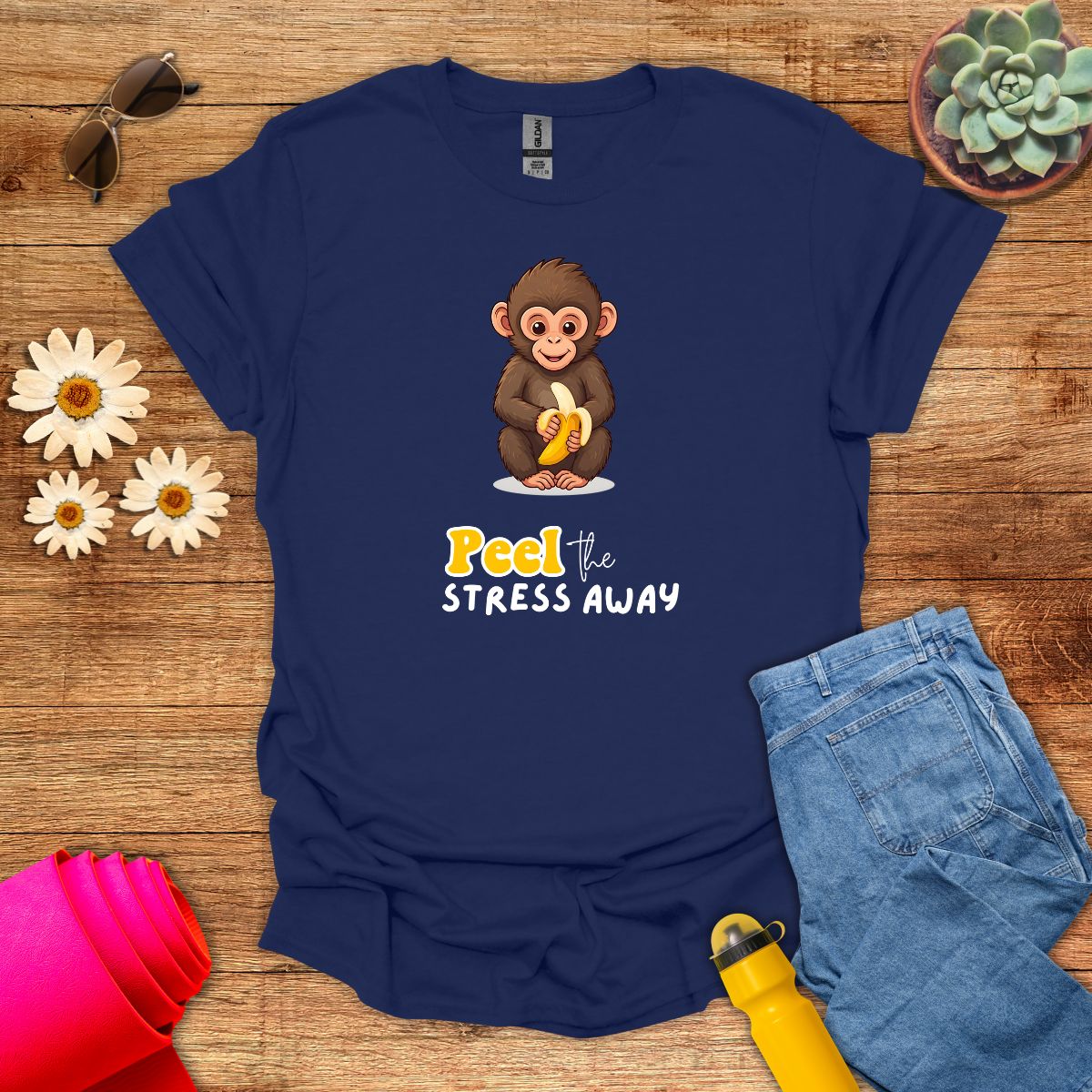 Peel the Stress Away Meditation T-Shirt