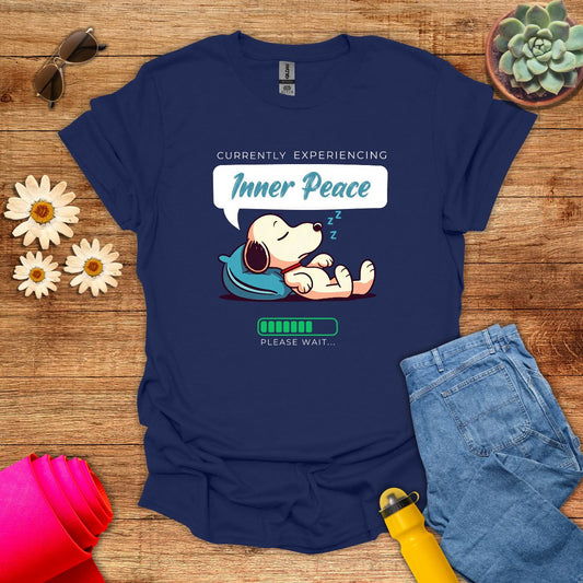 Cute Dog Experiencing Inner Peace T-Shirt