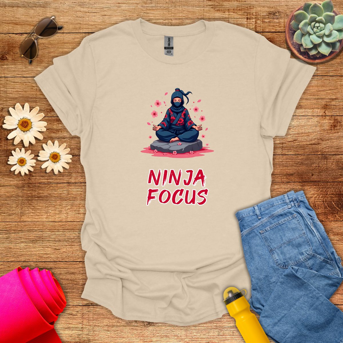 Ninja Focus Meditation T-Shirt