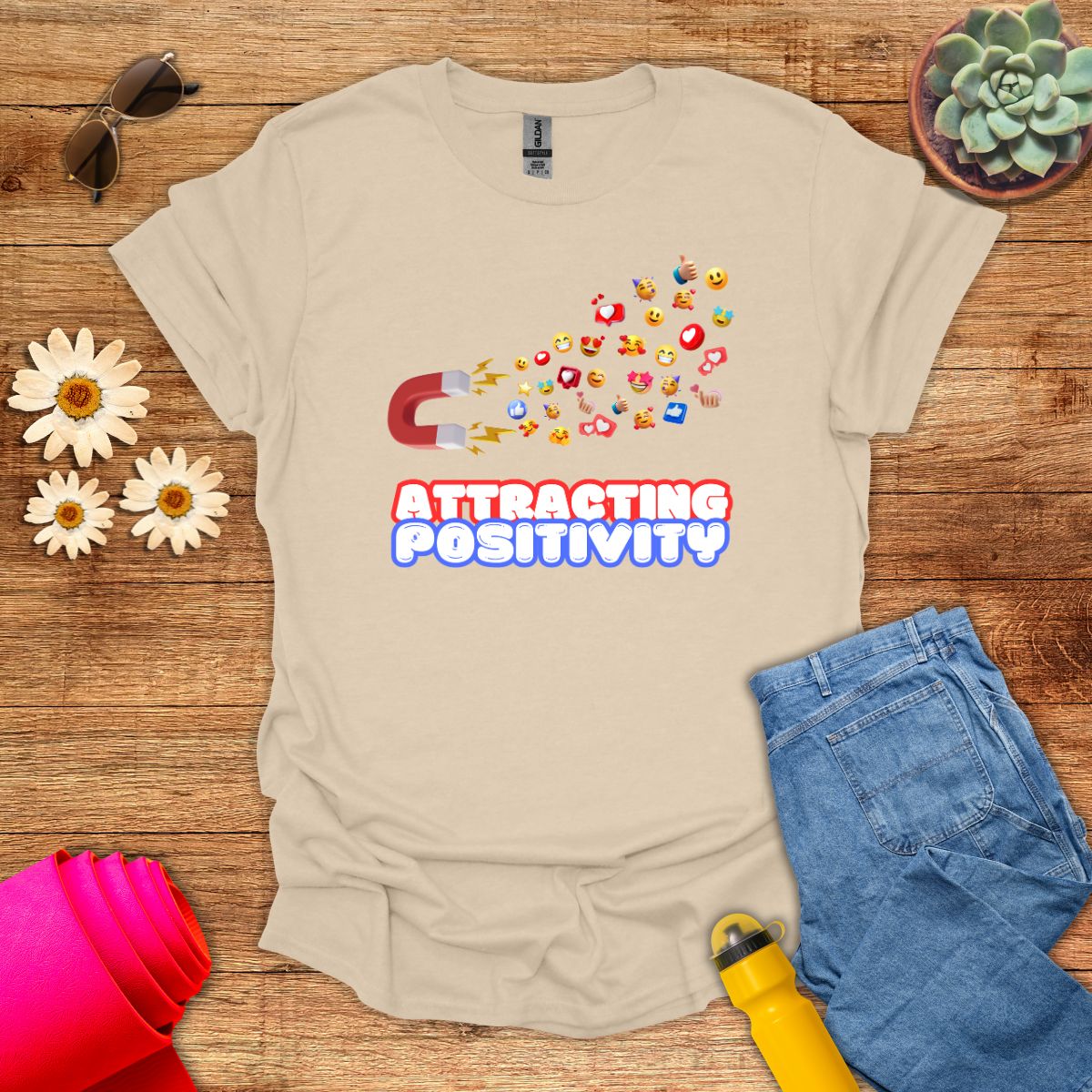 Attracting Positivity Good Vibes T-Shirt