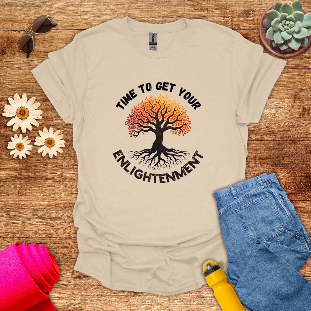 Time to Get Your Enlightenment Inspirational T-Shirt