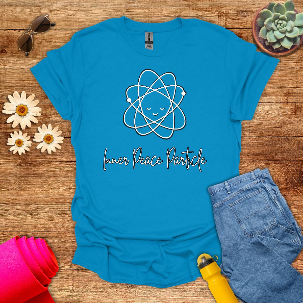 Inner Peace Particle Science Meditation T-Shirt