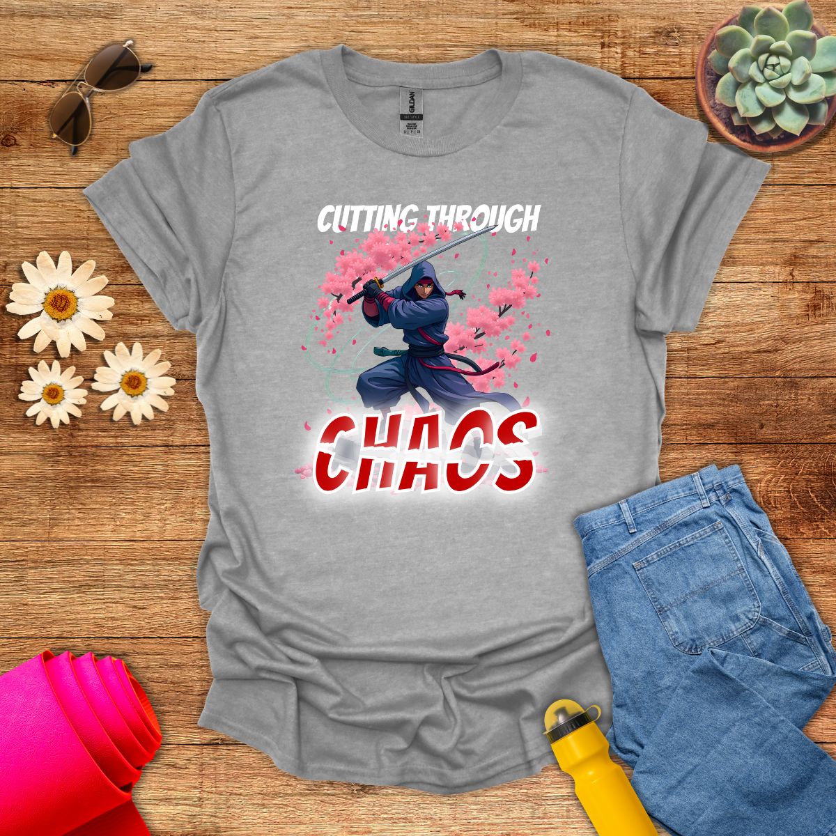 Cutting Through Chaos Inspirational T-Shirt