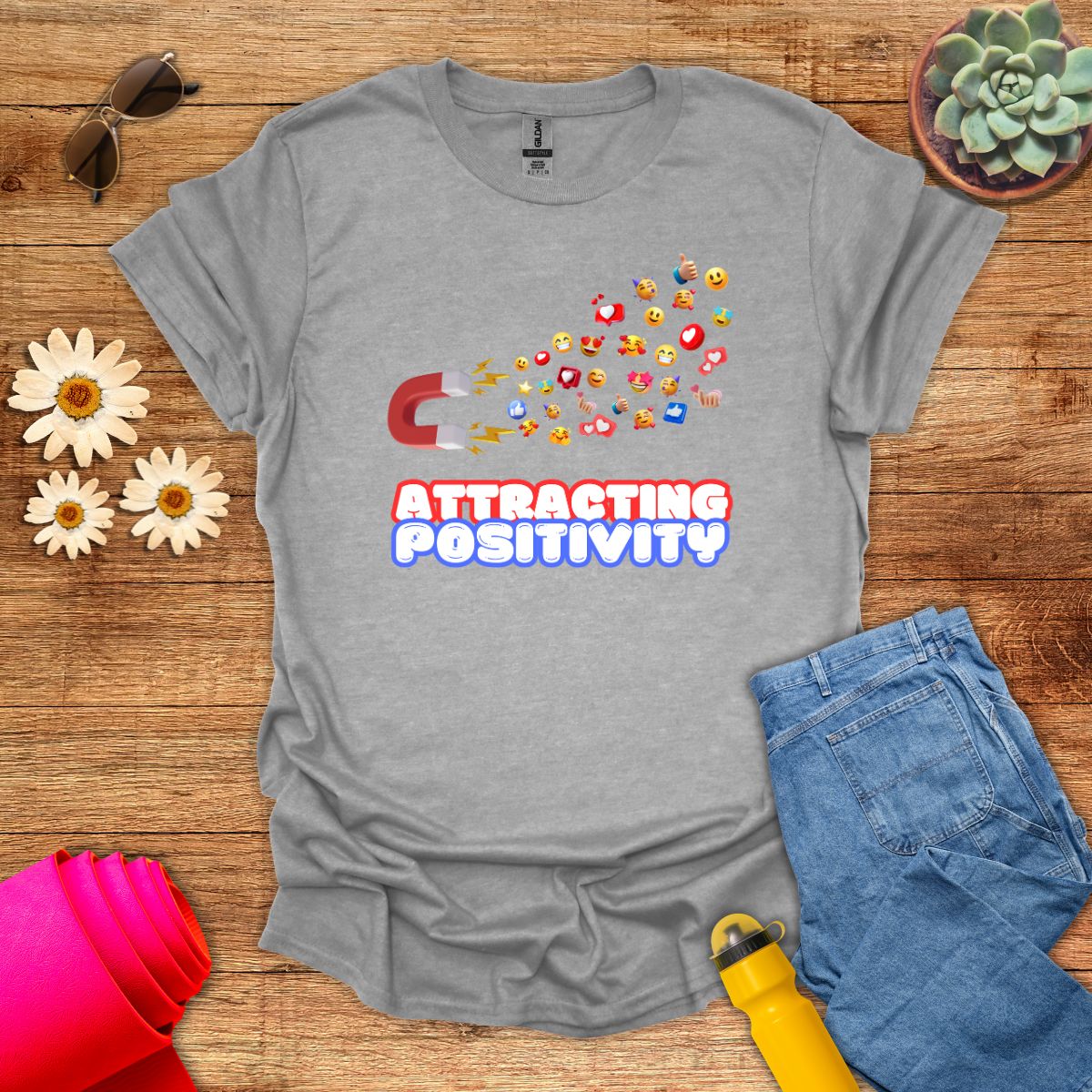 Attracting Positivity Good Vibes T-Shirt