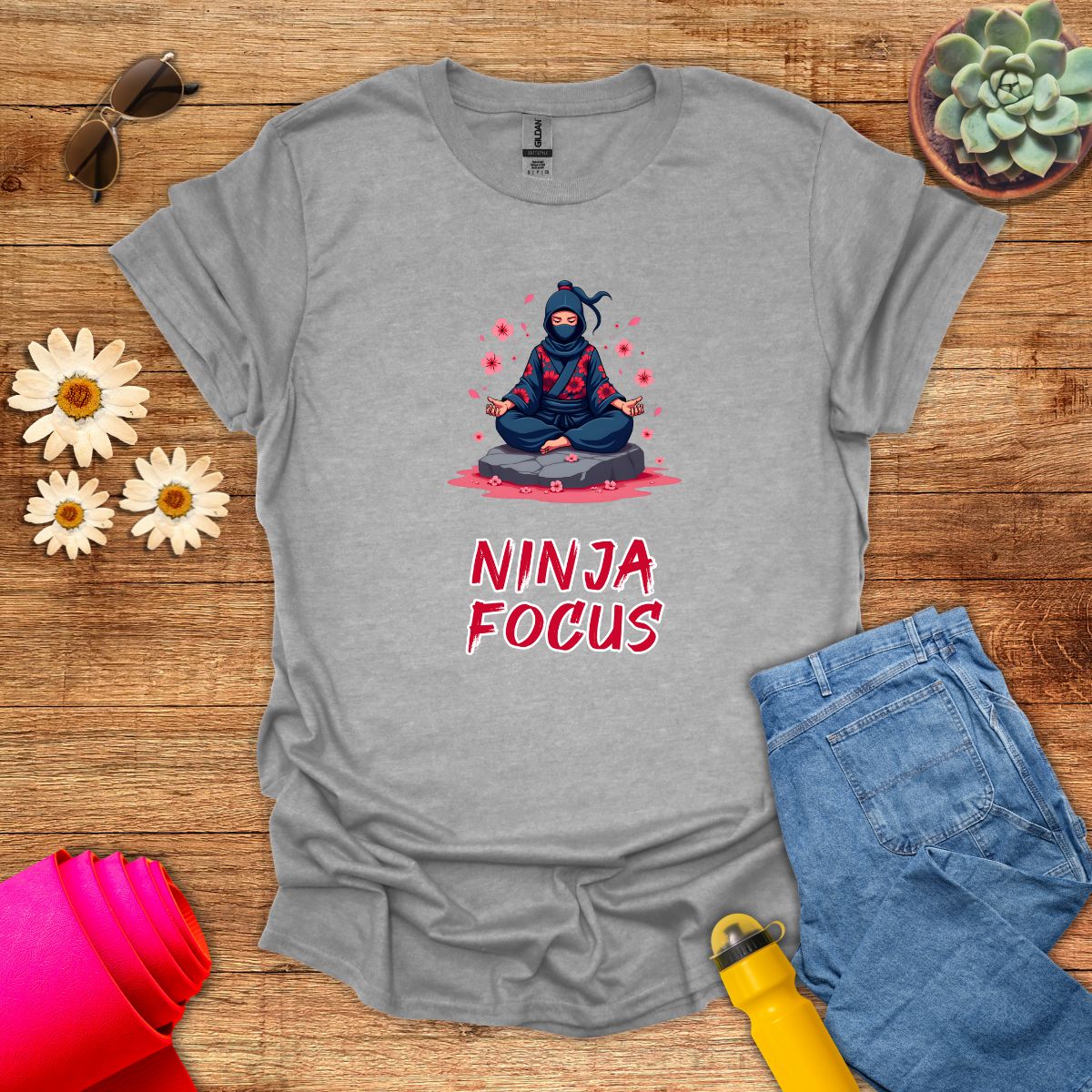 Ninja Focus Meditation T-Shirt